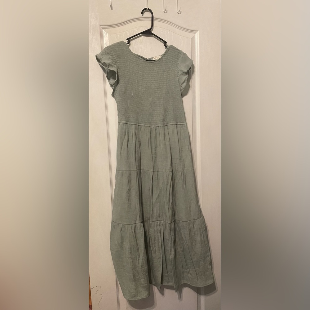 Women’s sage green dress